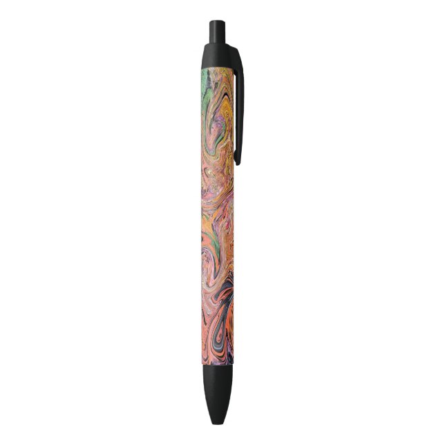 STYLO NOIR COULEURS MARBLÉES/MIXTES/EFFETS NUMÉRIQUES/MULTICO (Bas (Vertical))