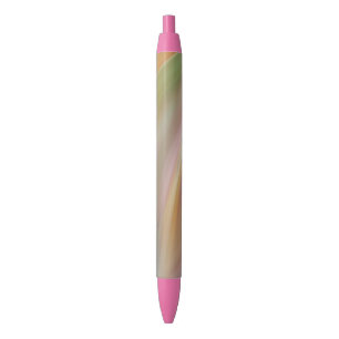 Stylo Noir Couleurs pastel Abstrait