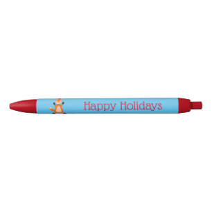 Stylo Noir Coutume Noël Fox Custom