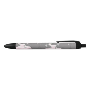 Stylo Noir Couture rose et gris Ballerina Girls Whimsical mig