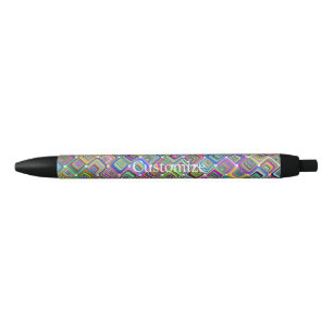 Stylo Noir Cove Tonnerre de style hippie psychédélique groovy