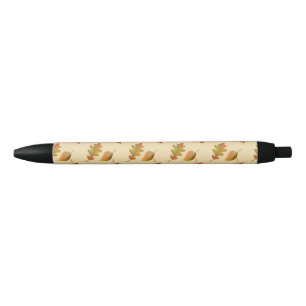 Stylo Noir Cozy autumn maple leaves oak leaves