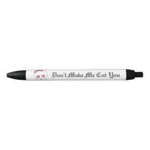 Stylo Noir Crâne accessoire de cheveux (rose de détail d'ar
