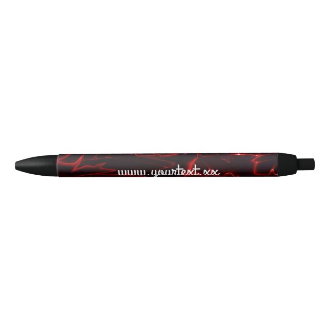 Stylo Noir Crayon rouge et noir (Devant)