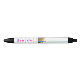 Stylo Noir Crayons de couleur personnalisés Retour à l'école