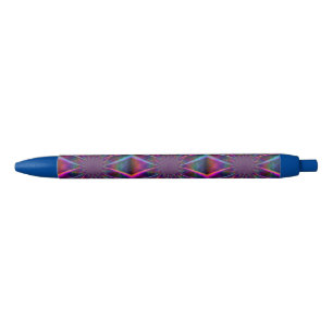Stylo Noir Crazy Rainbow Flower Two