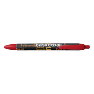 Stylo Noir Créez votre propre basket-ball de texte coloré jol