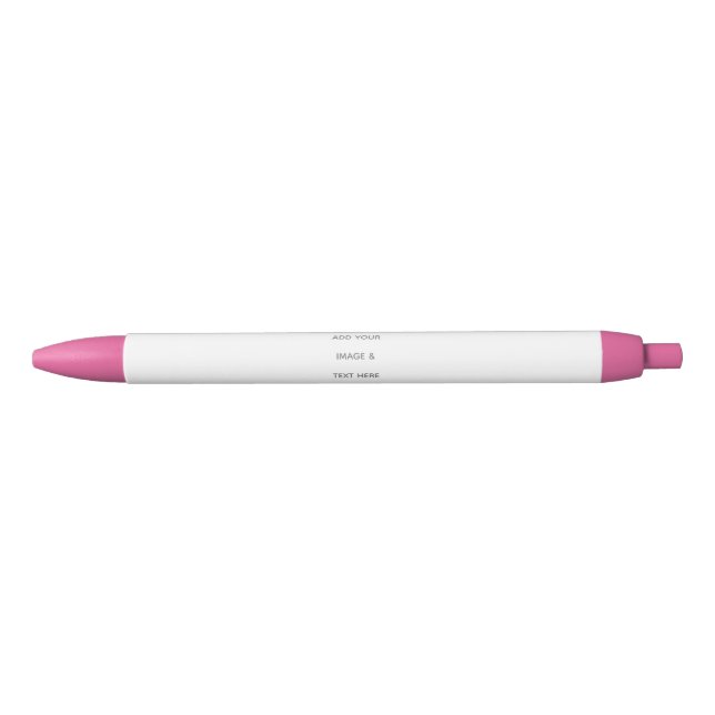 Stylo Noir Créez votre propre blanc  (Devant)