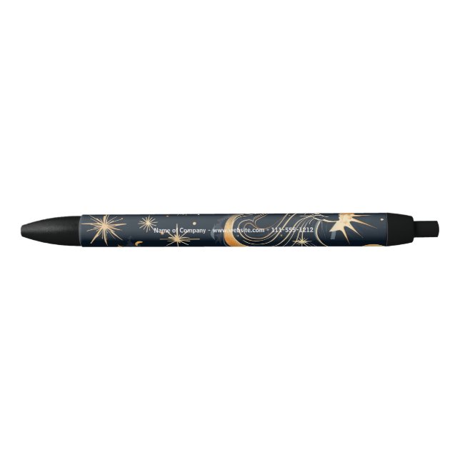 Stylo Noir Créez Votre Propre Déesse Lunaire Céleste (Devant)