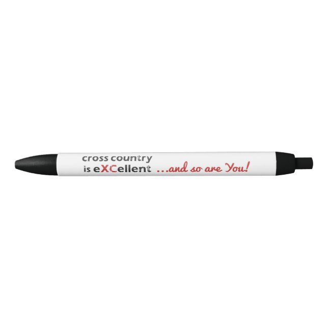 Stylo Noir Cross Country Running est © eXCellent Pen (Devant)