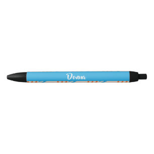 Stylo Noir Custom name paint strokes patterned