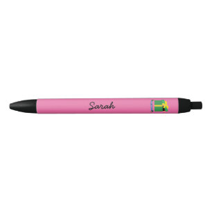Stylo Noir Cute Blackbird Peeeeeout De Boîte Cadeau Nom Perso