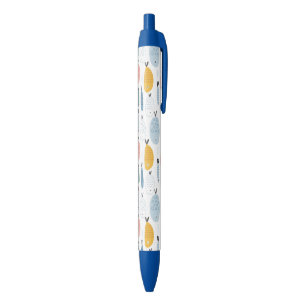 Stylo Noir Cute Doodle École de Motif de poisson