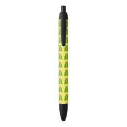 Stylo Noir Cute grenouille souriante