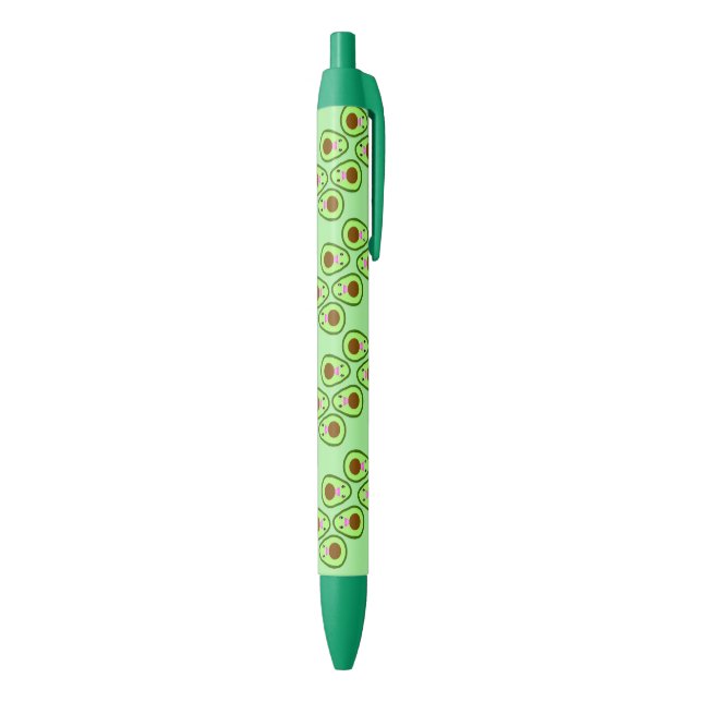 Stylo Noir Cute kawaii avocat (Bas (Vertical))