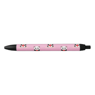 Stylo Noir Cute Kawaii Panda Stationery stylo-animal pour l'é