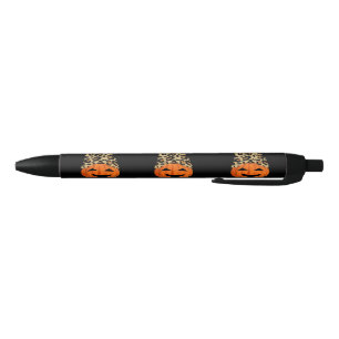 Stylo Noir Cute Leopard Citrouilles Casquettes