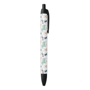 Stylo Noir Cute Pastel Baby Motif animal
