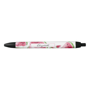 Stylo Noir Cute Watercolor Watermelon
