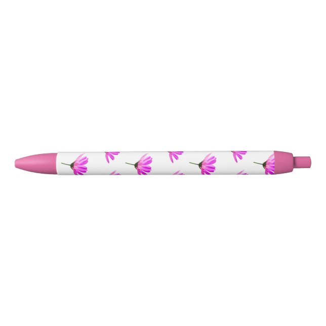 Stylo Noir Daisy rose   (Devant)