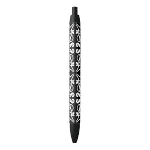 Stylo Noir Damas noir et blanc