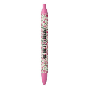 Stylo Noir De jolies roses roses