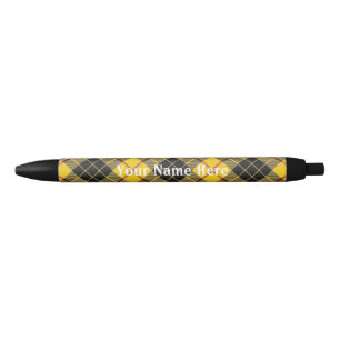 Stylo Noir De l'Ecosse clan MacLeod pour toujours de tartan