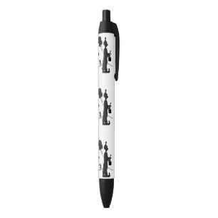 Stylo Noir Défilé de clown