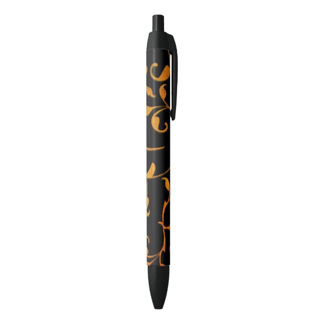 Stylo Noir Défilement de rouille et de noir (Bas (Vertical))