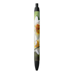 Stylo Noir Délicat mignon daffodils printemps