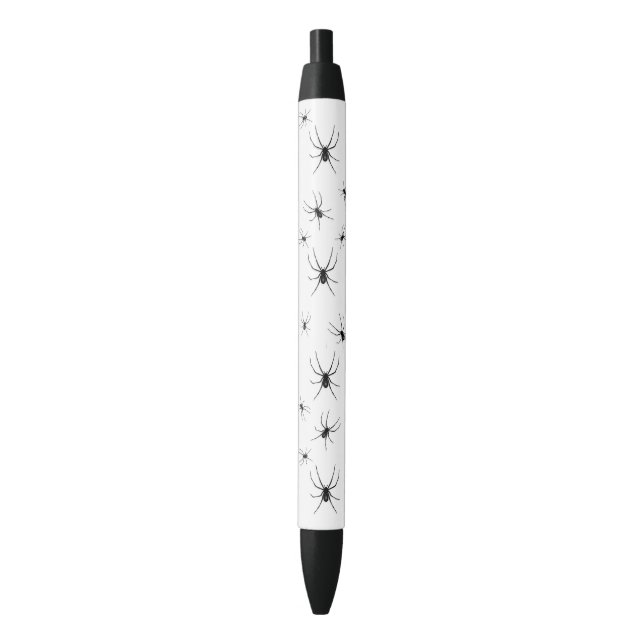 Stylo noir déplaisant d'araignées (devant Vertical)