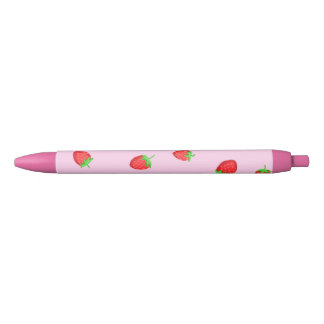Stylo Noir Des Fraise Pen