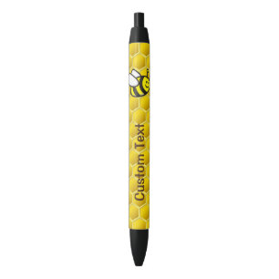 Stylo Noir Dessin sur les abeilles