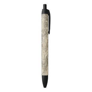 Stylo Noir Diagramme du monde