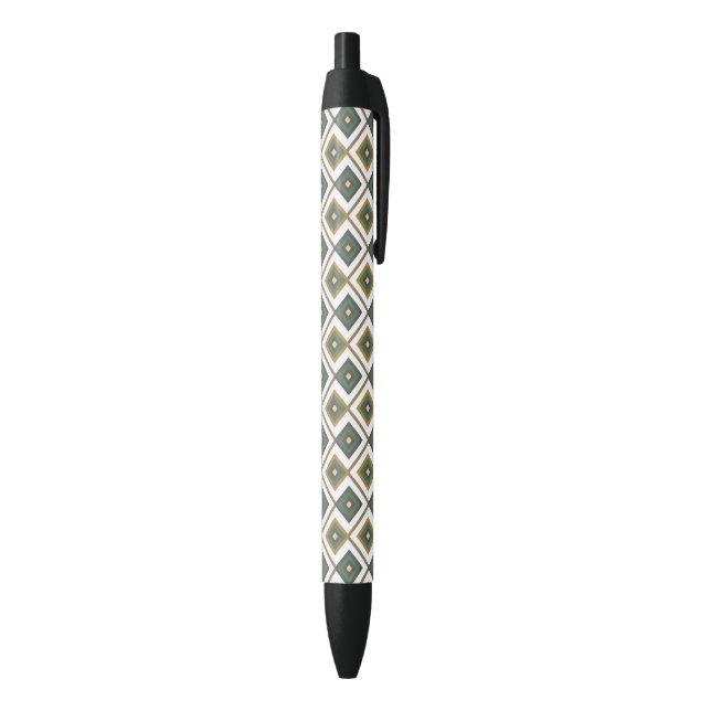 Stylo Noir Diamante en vert (Bas (Vertical))