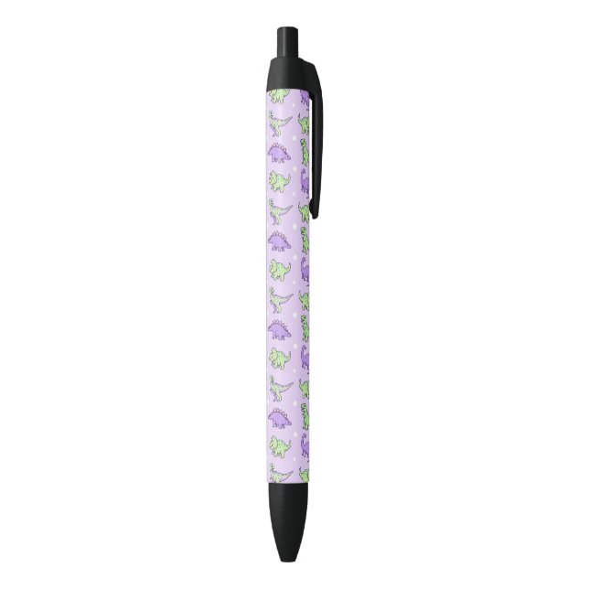 Stylo Noir Dinosaures (Bas (Vertical))