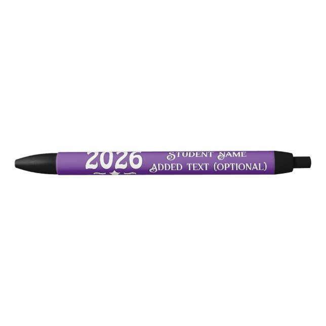 Stylo Noir Diplômé de la promotion 2026  (Devant)