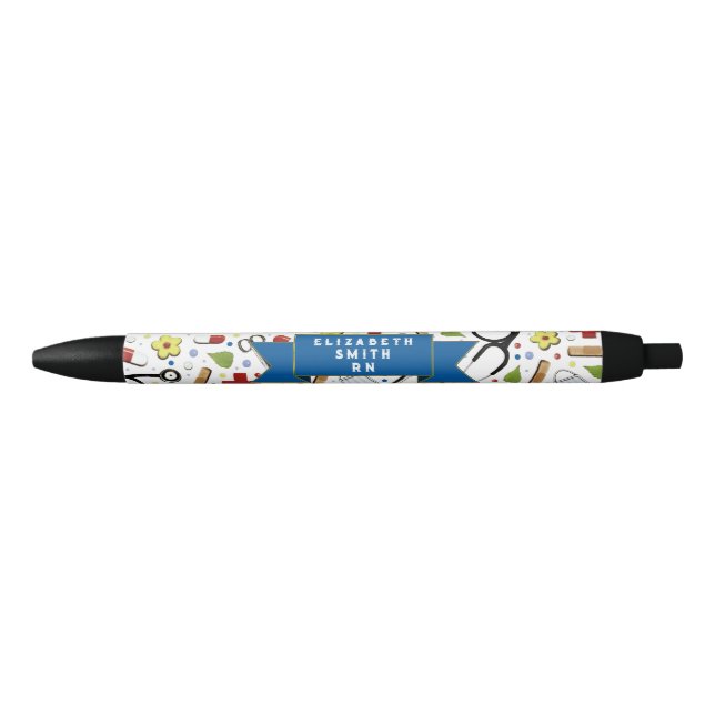 Stylo Noir Diplôme de l'école d'infirmières (Devant)