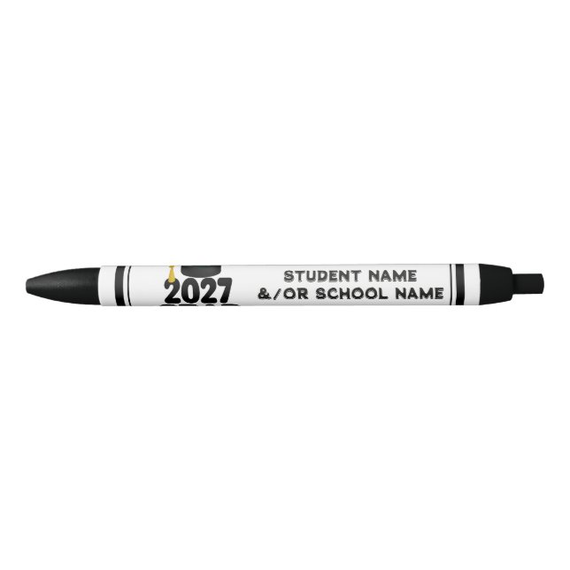 Stylo Noir Diplômés de la promotion 2027 en gras (Devant)