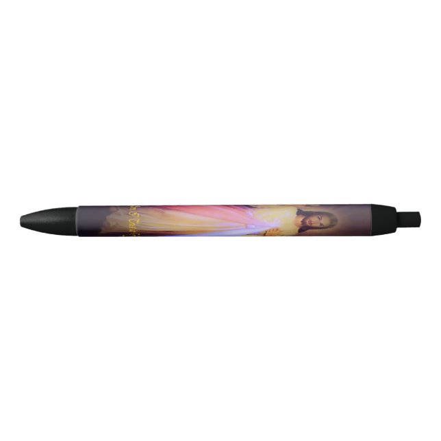 Stylo Noir Divine Mercy Gold (Devant)