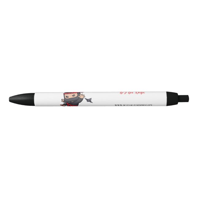 Stylo Noir DJ DaNinja PEN (Devant)