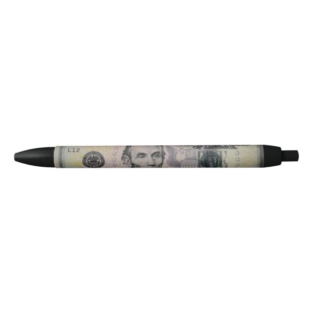 Stylo Noir Dollar américain (Devant)