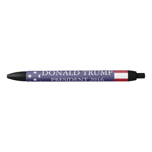 Stylo Noir Donald Trump pour le président (Devant)