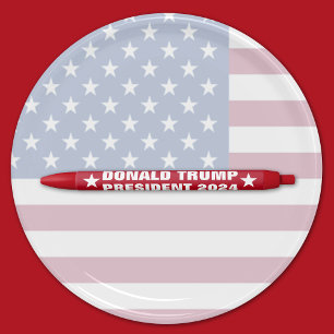Stylo Noir Donald Trump Président 2024