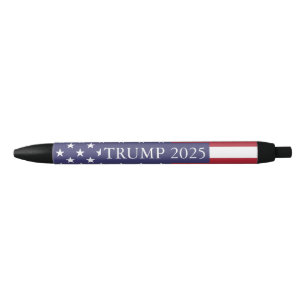 Stylo Noir Donald Trump Président 2025