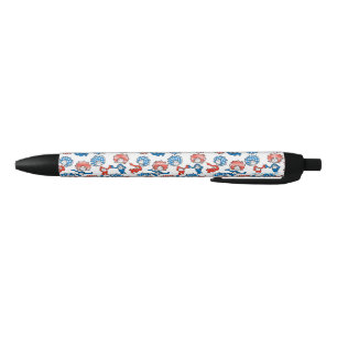 Stylo Noir Dr Seuss Chose Une Chose Deux Motifs du drapeau