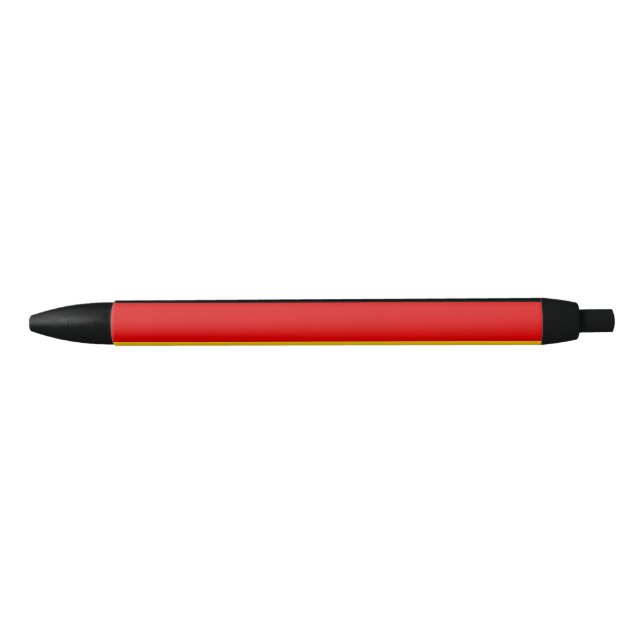 Stylo Noir Drapeau allemand (Devant)