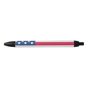 Stylo Noir Drapeau américain