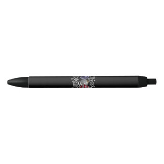 Stylo Noir Drapeau Américain Joyeux Noël Arbre Boules US Patr
