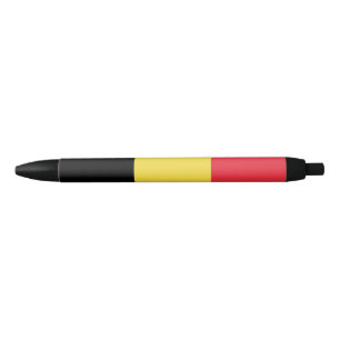 Stylo Noir Drapeau belge
